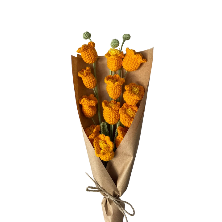 Orange Lily of the Valley Bouquet