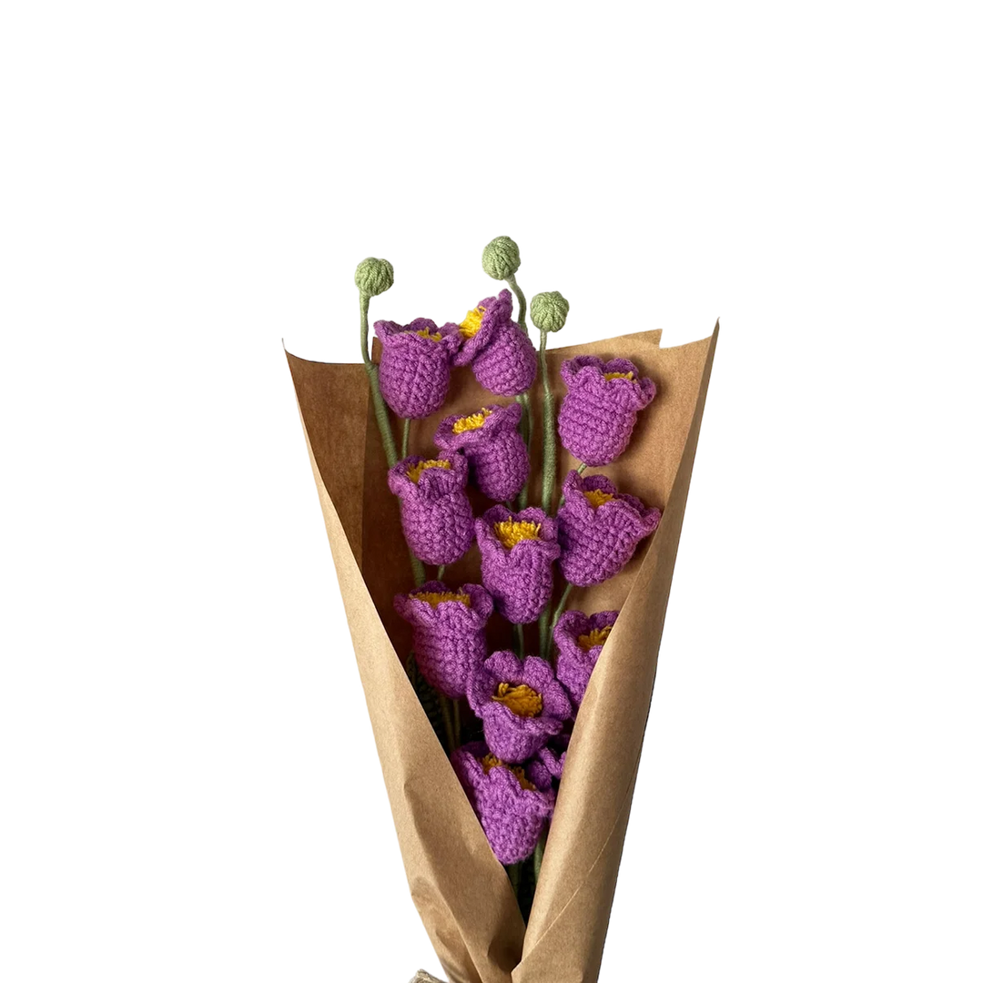 Purple Lily of the Valley Bouquet