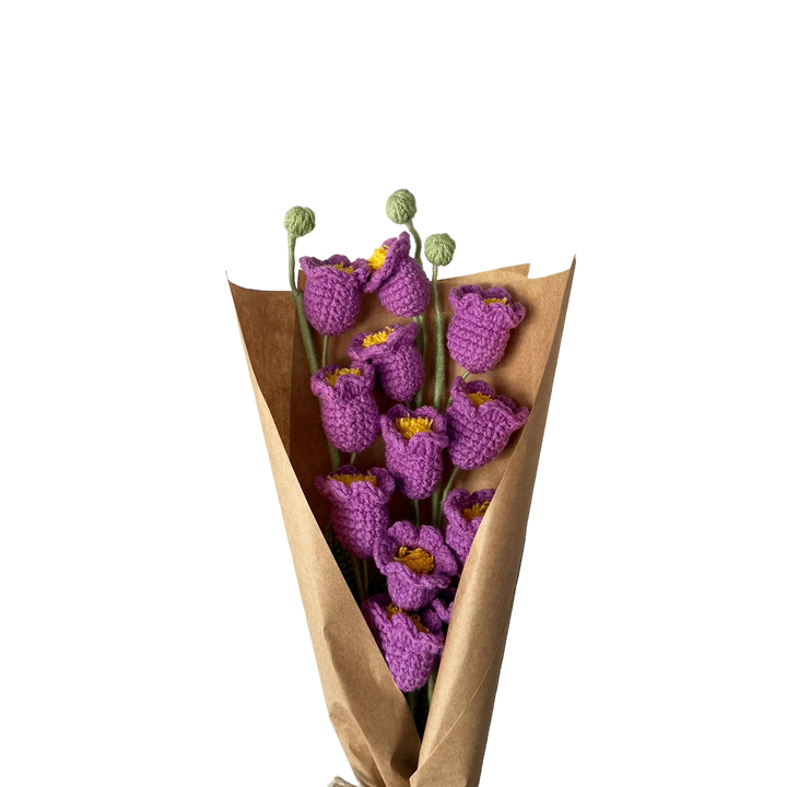 Purple Lily of the Valley Bouquet