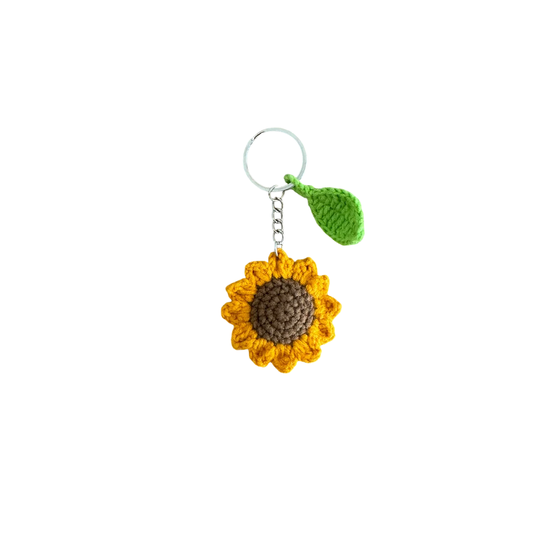 Sunflower Keychain