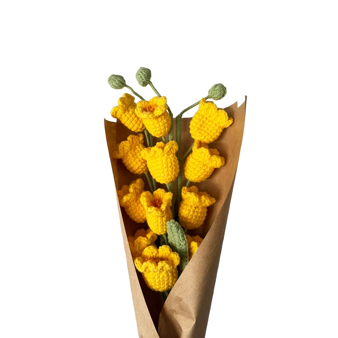 Yellow Lily of the Valley Bouquet