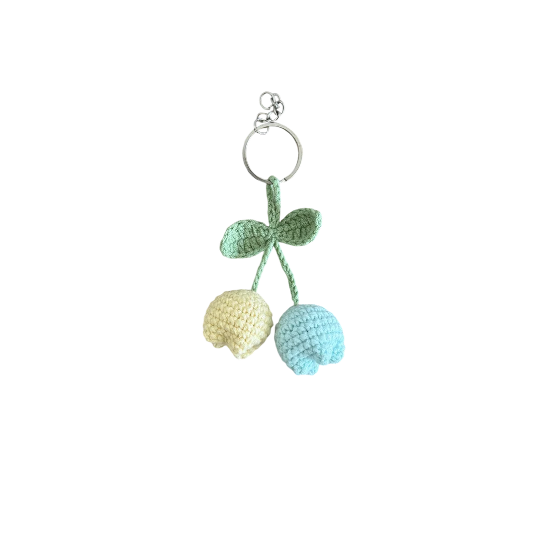 Round Tulip Keychain