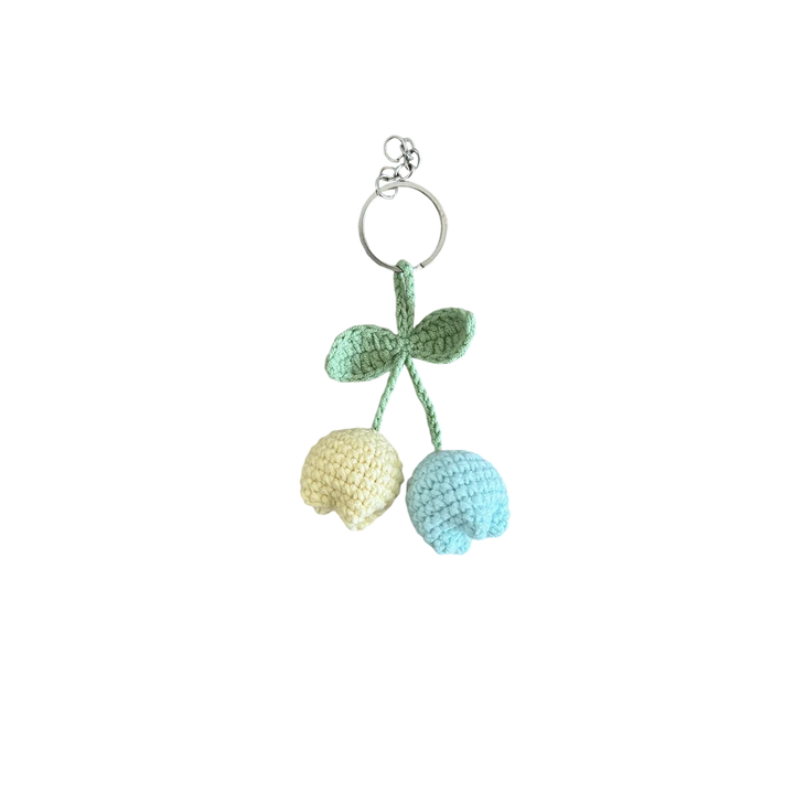 Round Tulip Keychain